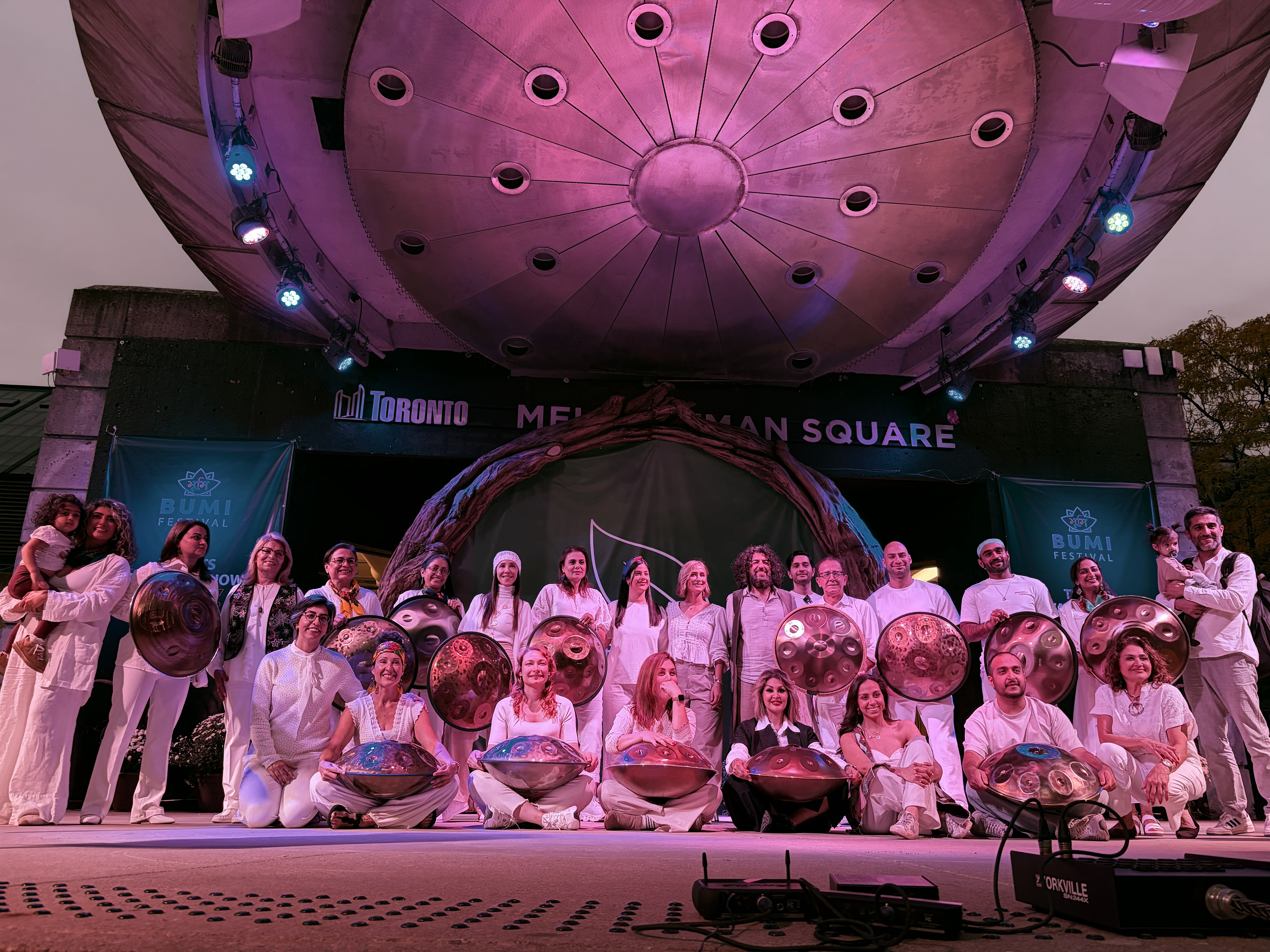 MUZEN Band performing live on stage